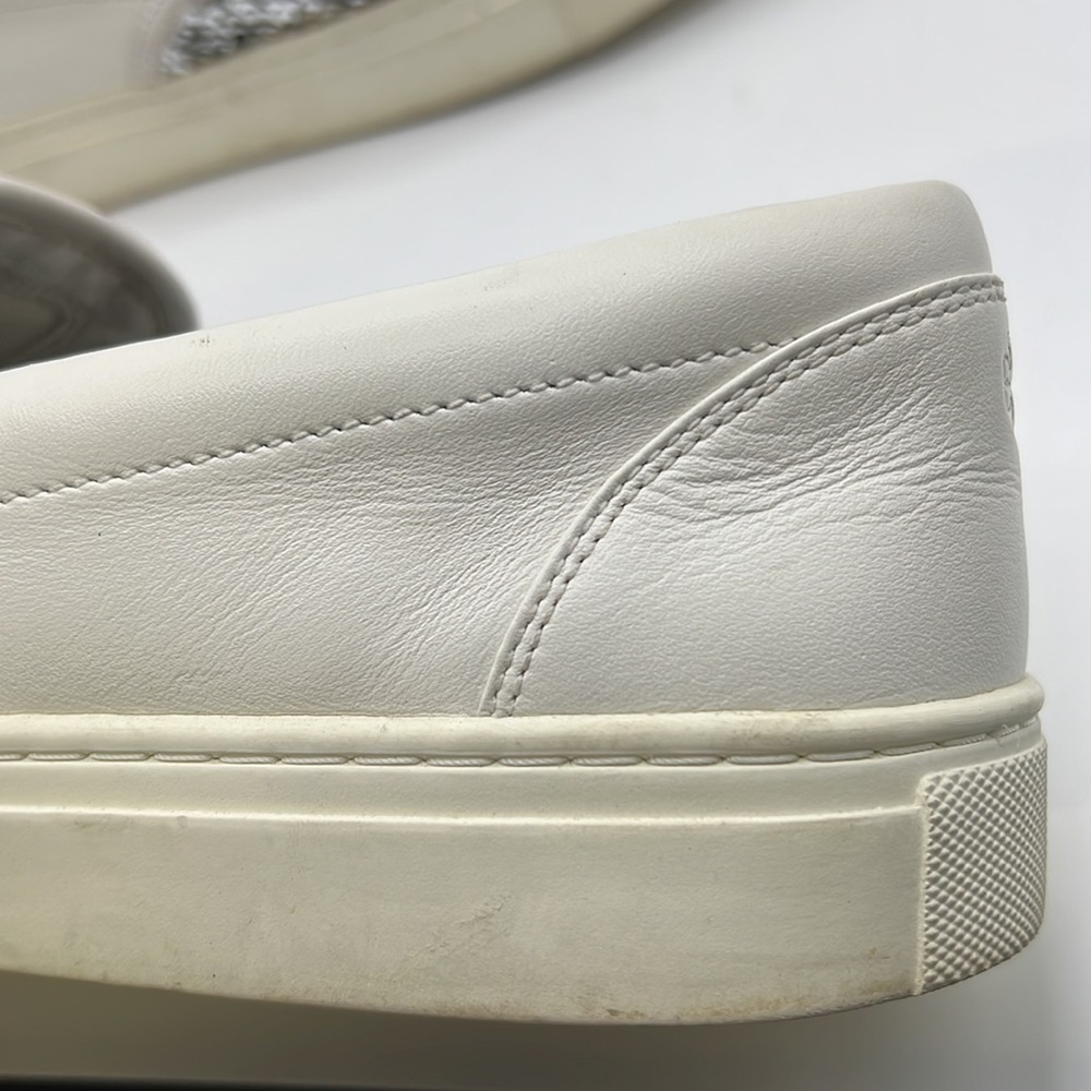 Tory Burch Carter Slip On Sneakers Loafers Shoes Sequins White Black Womens 10 - Picture 10 of 16